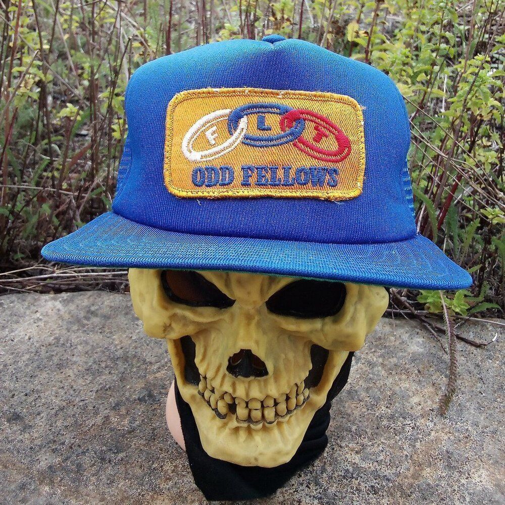 Deadstock New Era FLT Odd Fellows Patch Snap Trucker Hat Cap